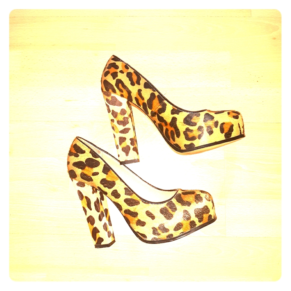 Leopard Print Steve Madden Heels